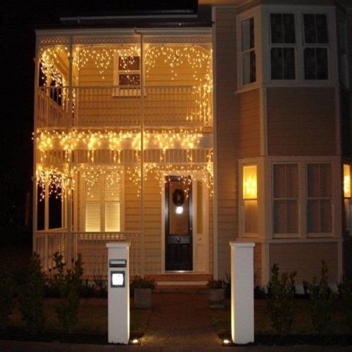 LED Icicle Lights - Warm White - 3 Metres